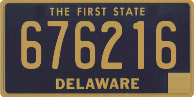 DE license plate 676216