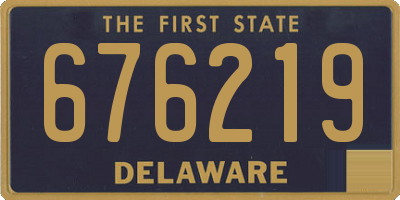 DE license plate 676219