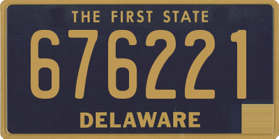 DE license plate 676221