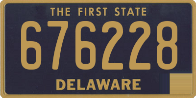 DE license plate 676228
