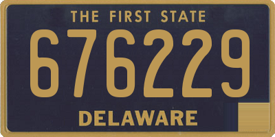 DE license plate 676229