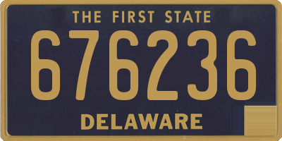 DE license plate 676236