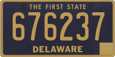 DE license plate 676237
