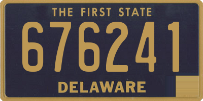 DE license plate 676241