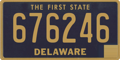 DE license plate 676246