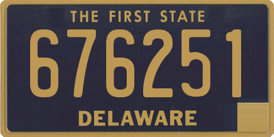 DE license plate 676251