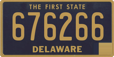 DE license plate 676266