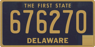 DE license plate 676270