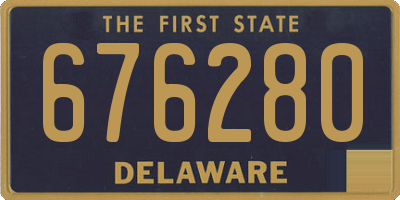 DE license plate 676280