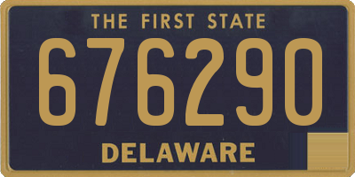 DE license plate 676290