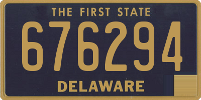 DE license plate 676294