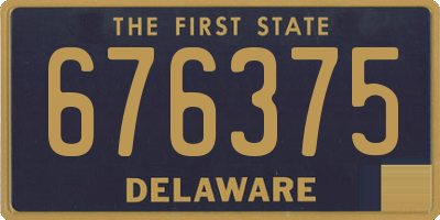 DE license plate 676375