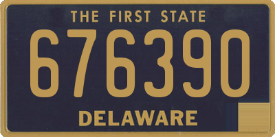 DE license plate 676390