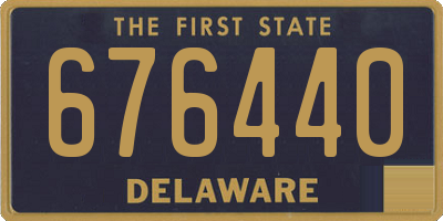 DE license plate 676440