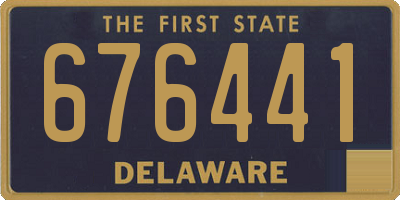 DE license plate 676441