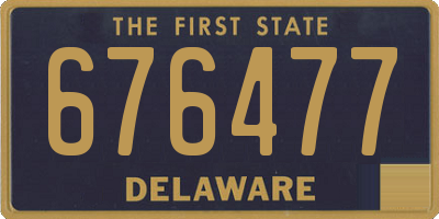 DE license plate 676477