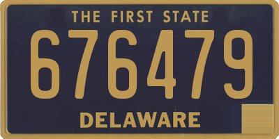 DE license plate 676479