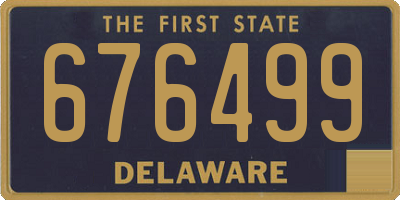 DE license plate 676499