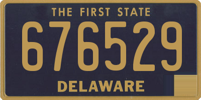 DE license plate 676529