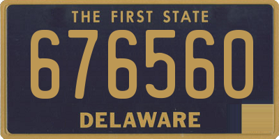 DE license plate 676560