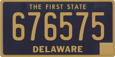DE license plate 676575