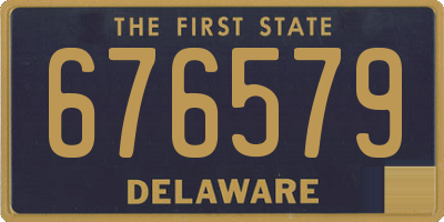 DE license plate 676579