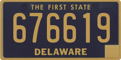 DE license plate 676619