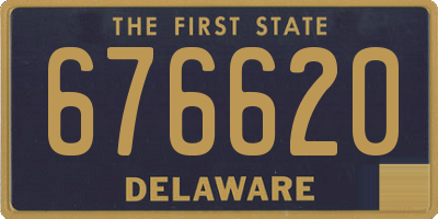 DE license plate 676620