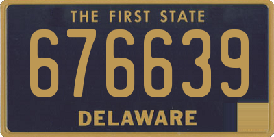 DE license plate 676639