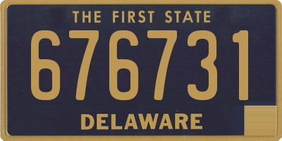 DE license plate 676731