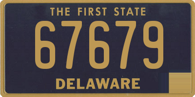 DE license plate 67679
