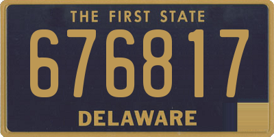 DE license plate 676817