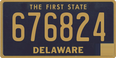 DE license plate 676824