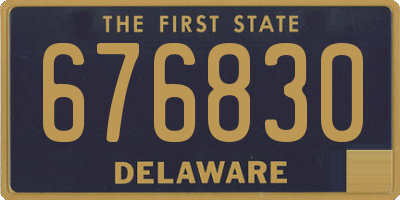 DE license plate 676830