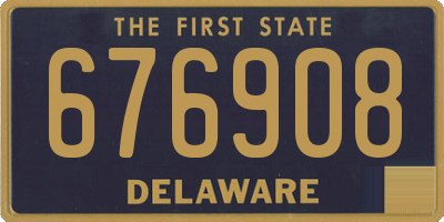 DE license plate 676908