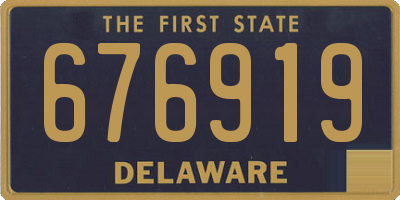DE license plate 676919