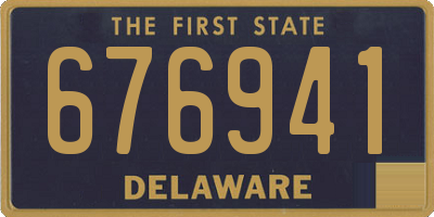 DE license plate 676941