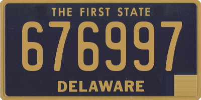 DE license plate 676997