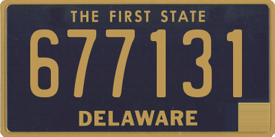 DE license plate 677131