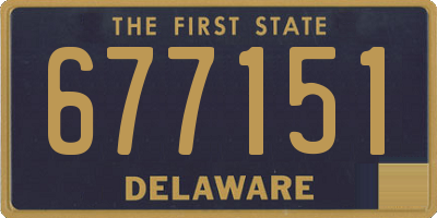 DE license plate 677151