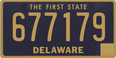 DE license plate 677179