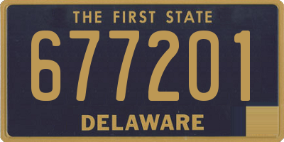 DE license plate 677201
