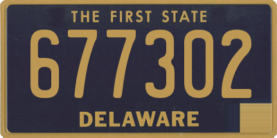 DE license plate 677302