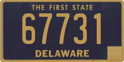 DE license plate 67731