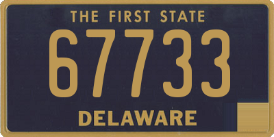 DE license plate 67733