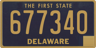 DE license plate 677340