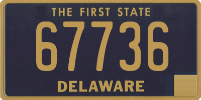 DE license plate 67736