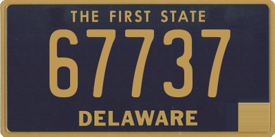 DE license plate 67737