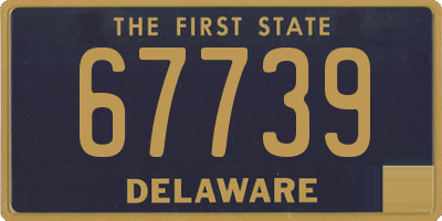 DE license plate 67739