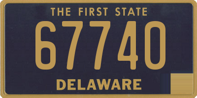 DE license plate 67740